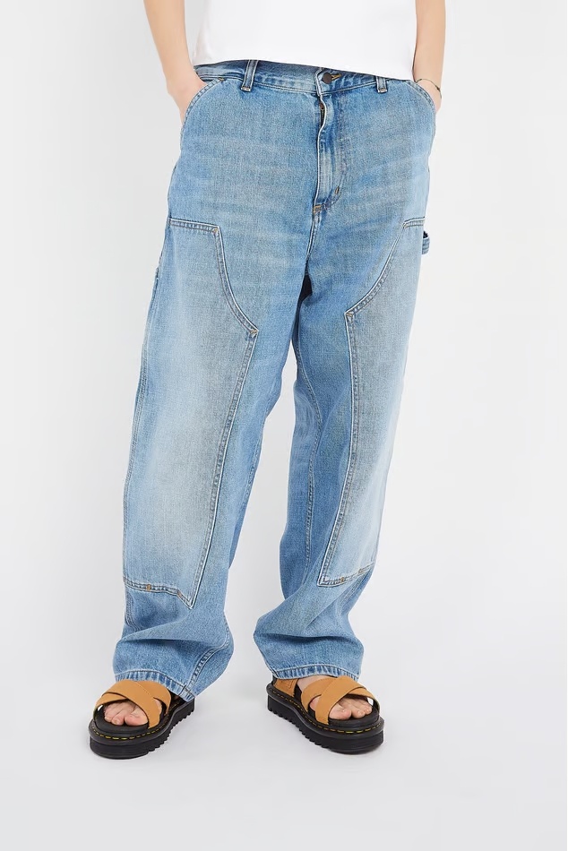 Carhartt Double Knee Pant In Blue