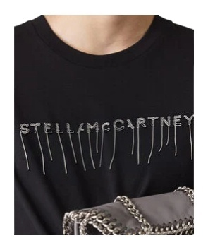 Stella Mccartney Crew Neck T-shirt In Black