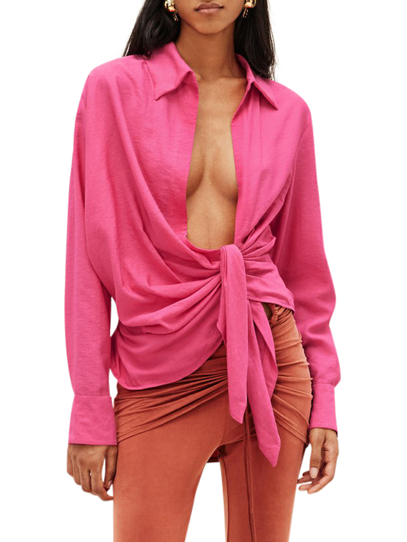 Jacquemus La Chemise Bahia Shirt In Pink