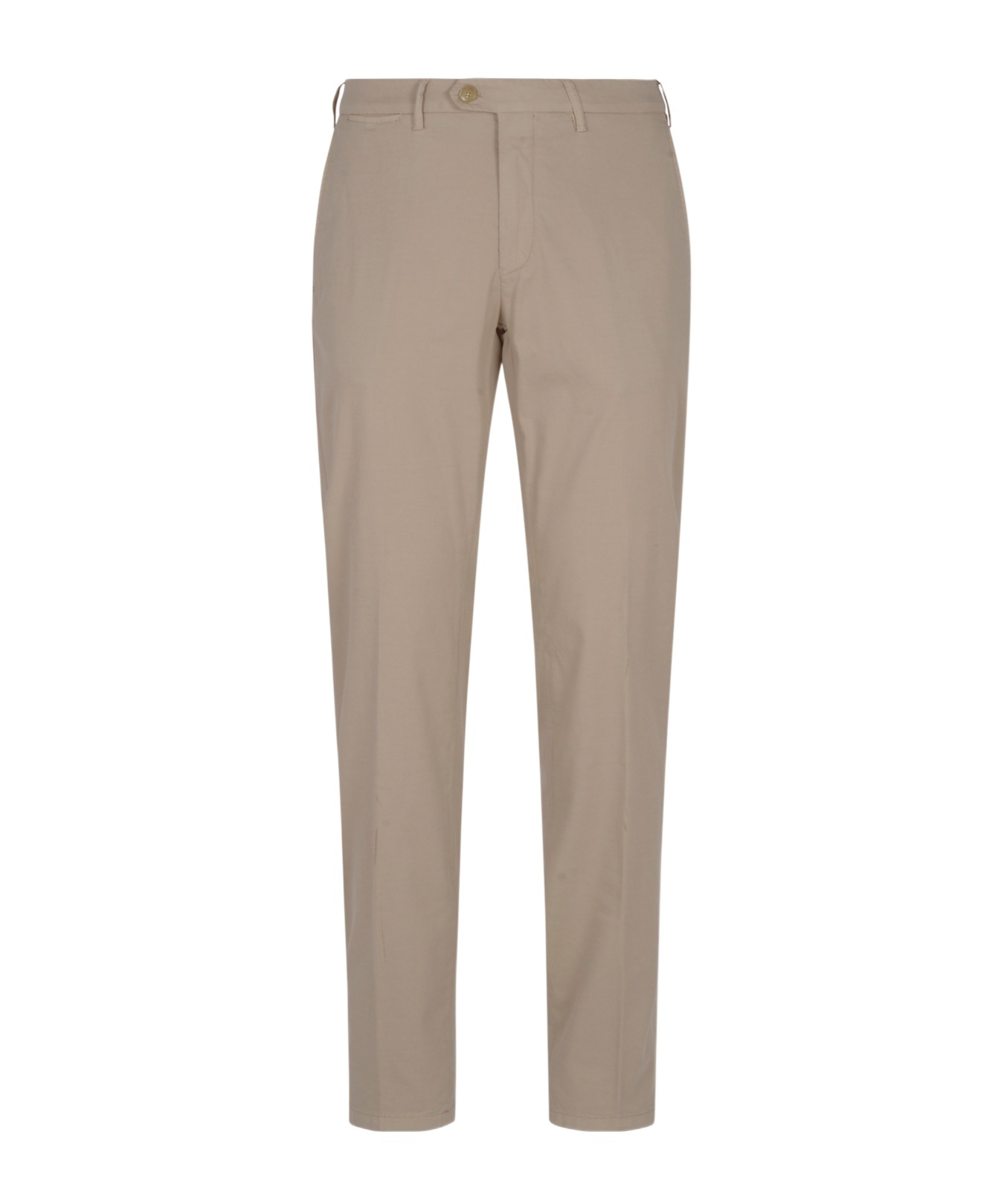 Canali Slim-cut Trousers In Nude