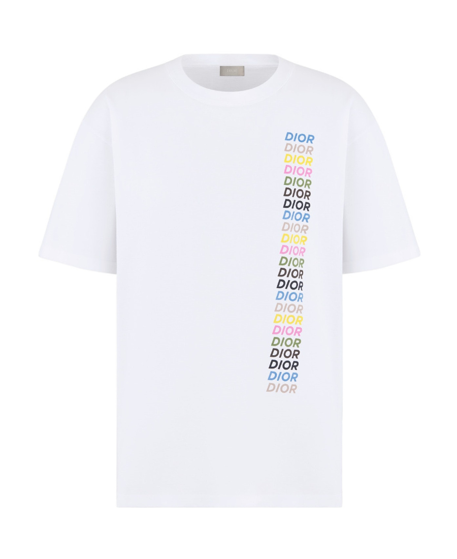 Dior Short-sleeved T-shirt With Round Neck In White