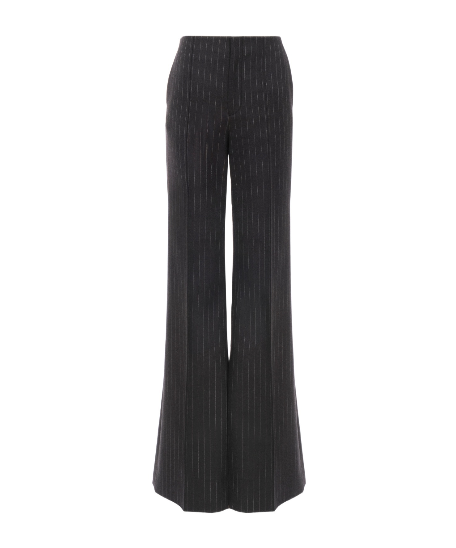 Chloé Striped Casual Pants In Black