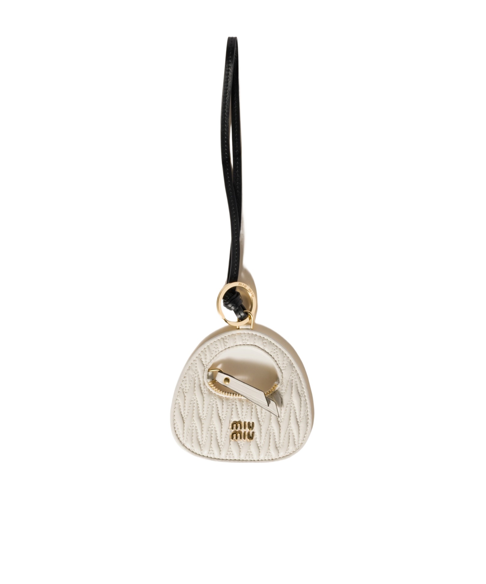 Shop Miu Miu Wander Leather Trick