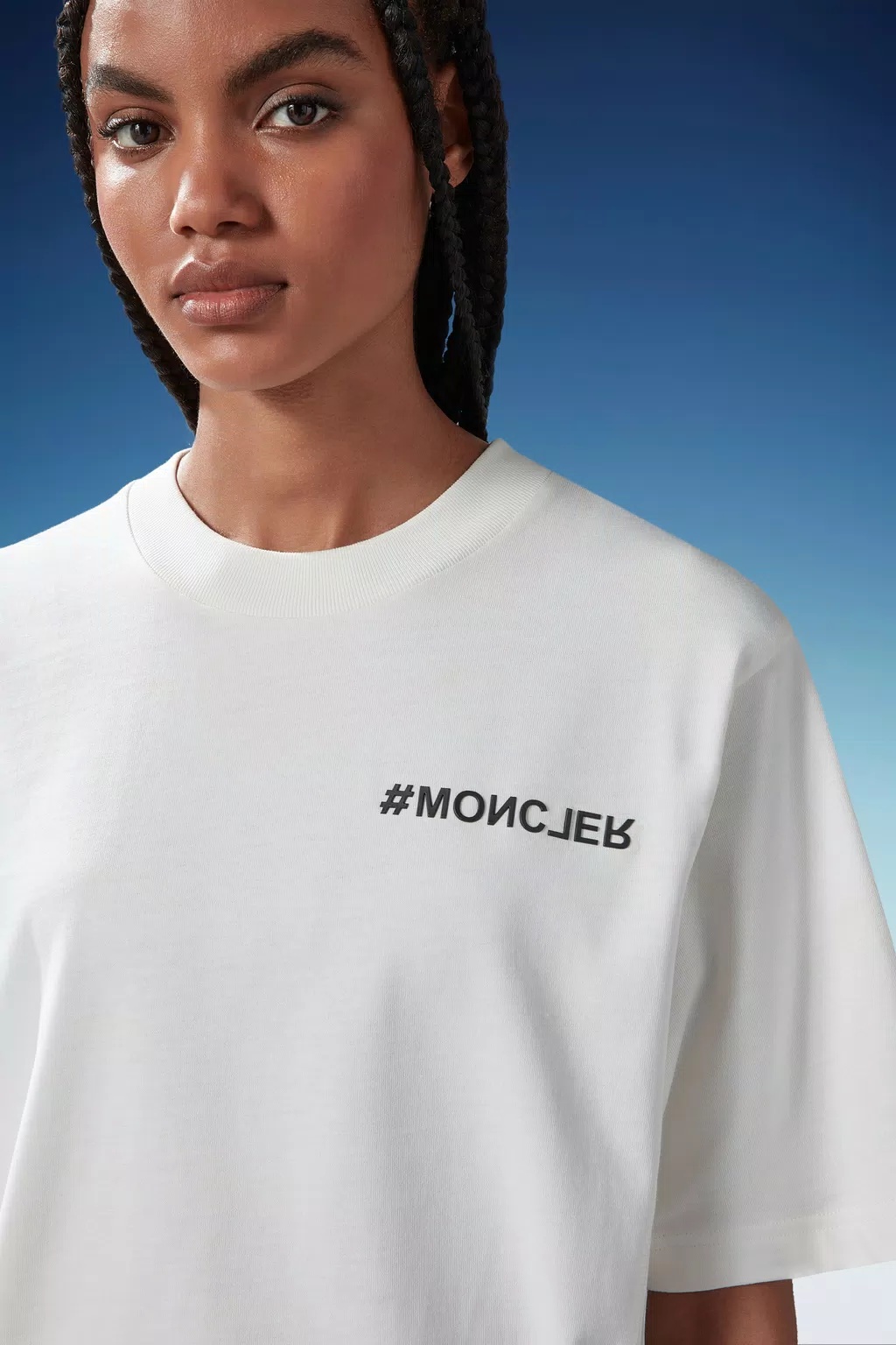Moncler Logo T-shirt In White