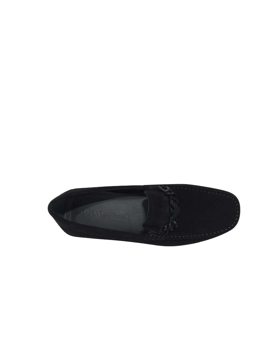 Emporio Armani Put On Happy Shoes In Black