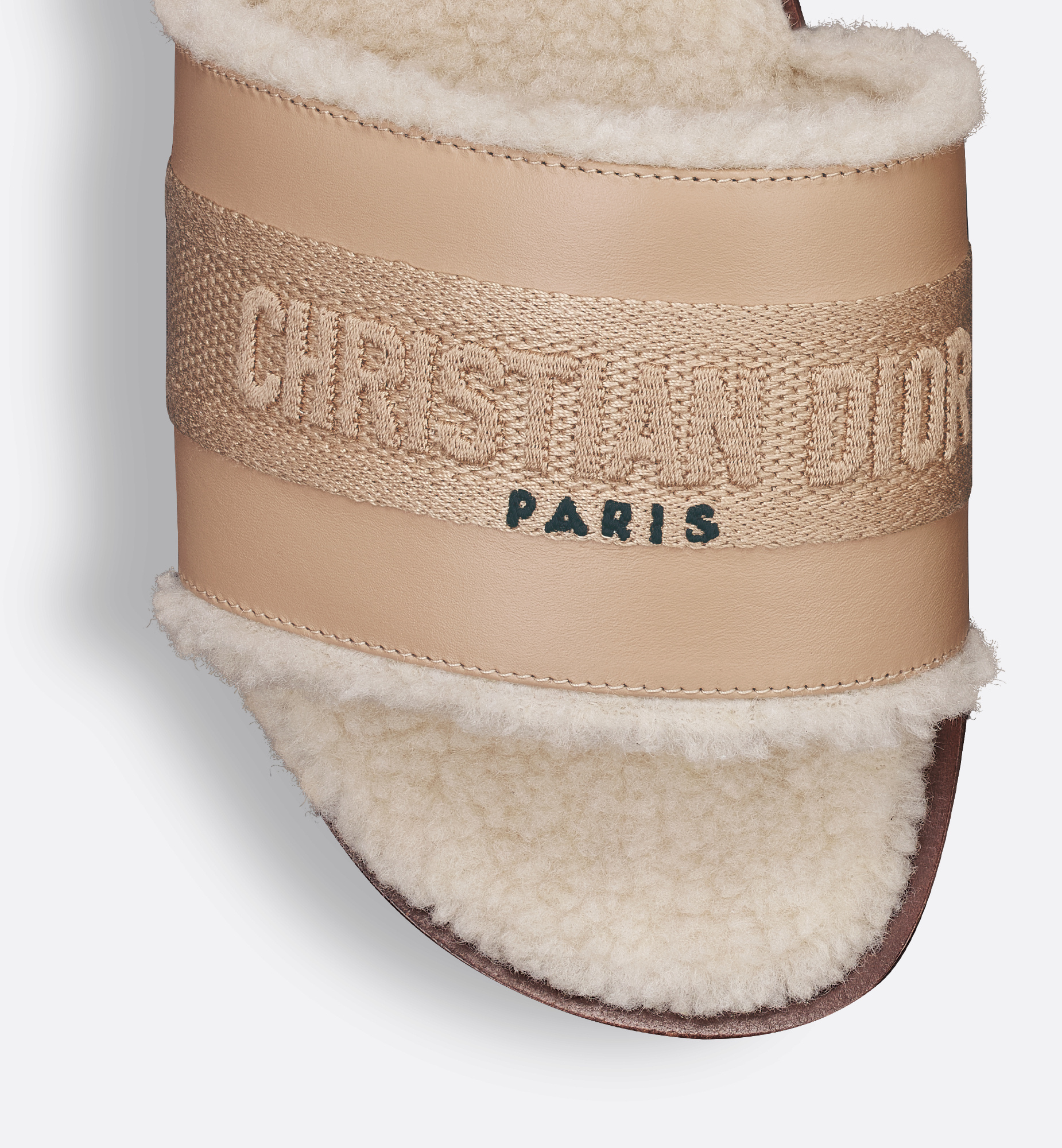 Dior Open-toed Sandals In Nude