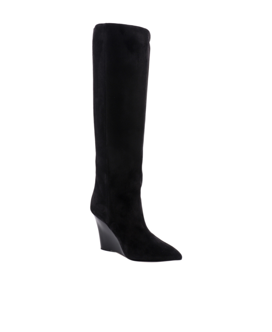 Paris Texas Wanda 96 Wedge Boots In Black