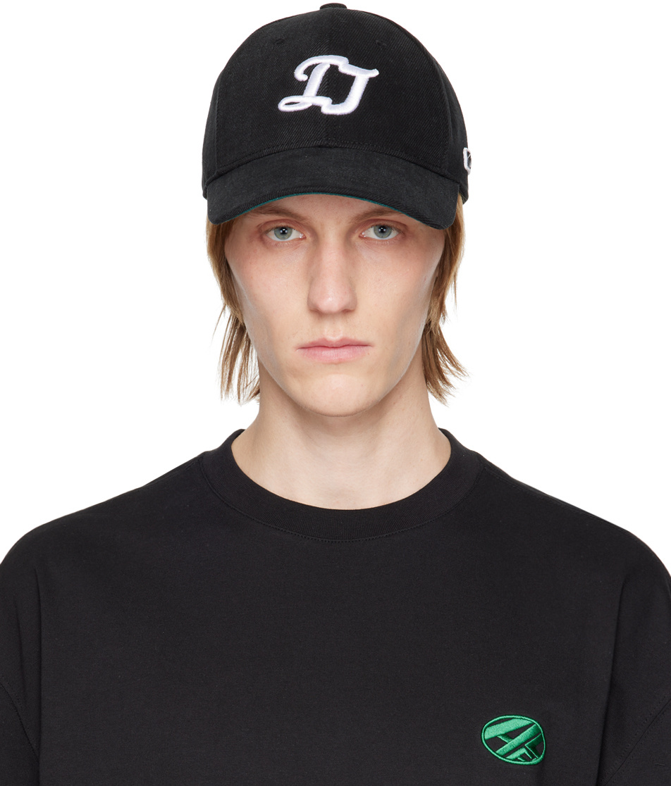 Ader Error Logo Baseball Cap In Black