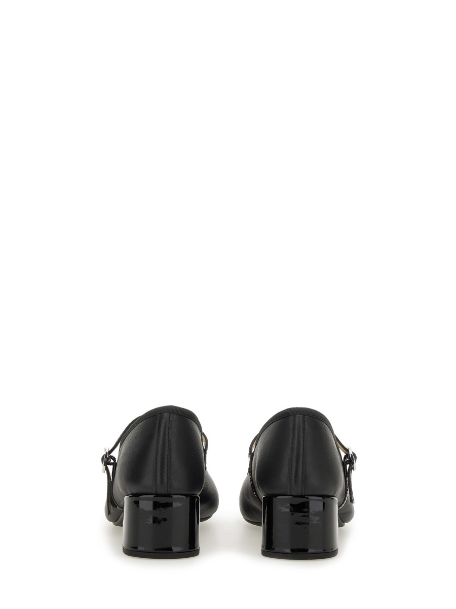 Repetto Block Heel Mary Jane Pumps In Black