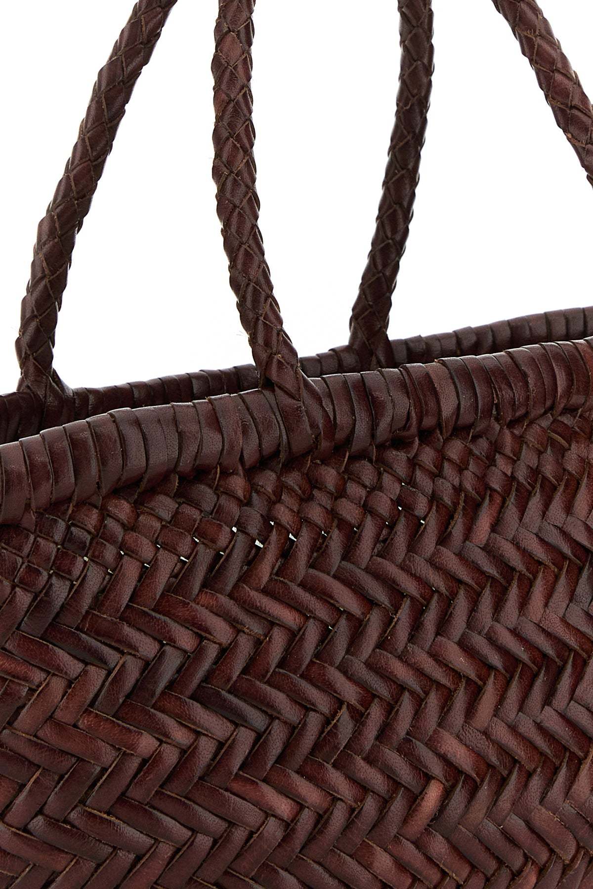 Dragon Diffusion Flat Gora Mini Tote Bag In Brown