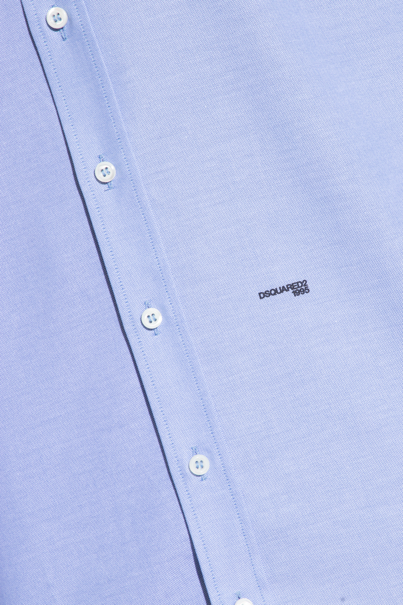 DSQUARED2 LOGO-PRINT LONG-SLEEVE SHIRT