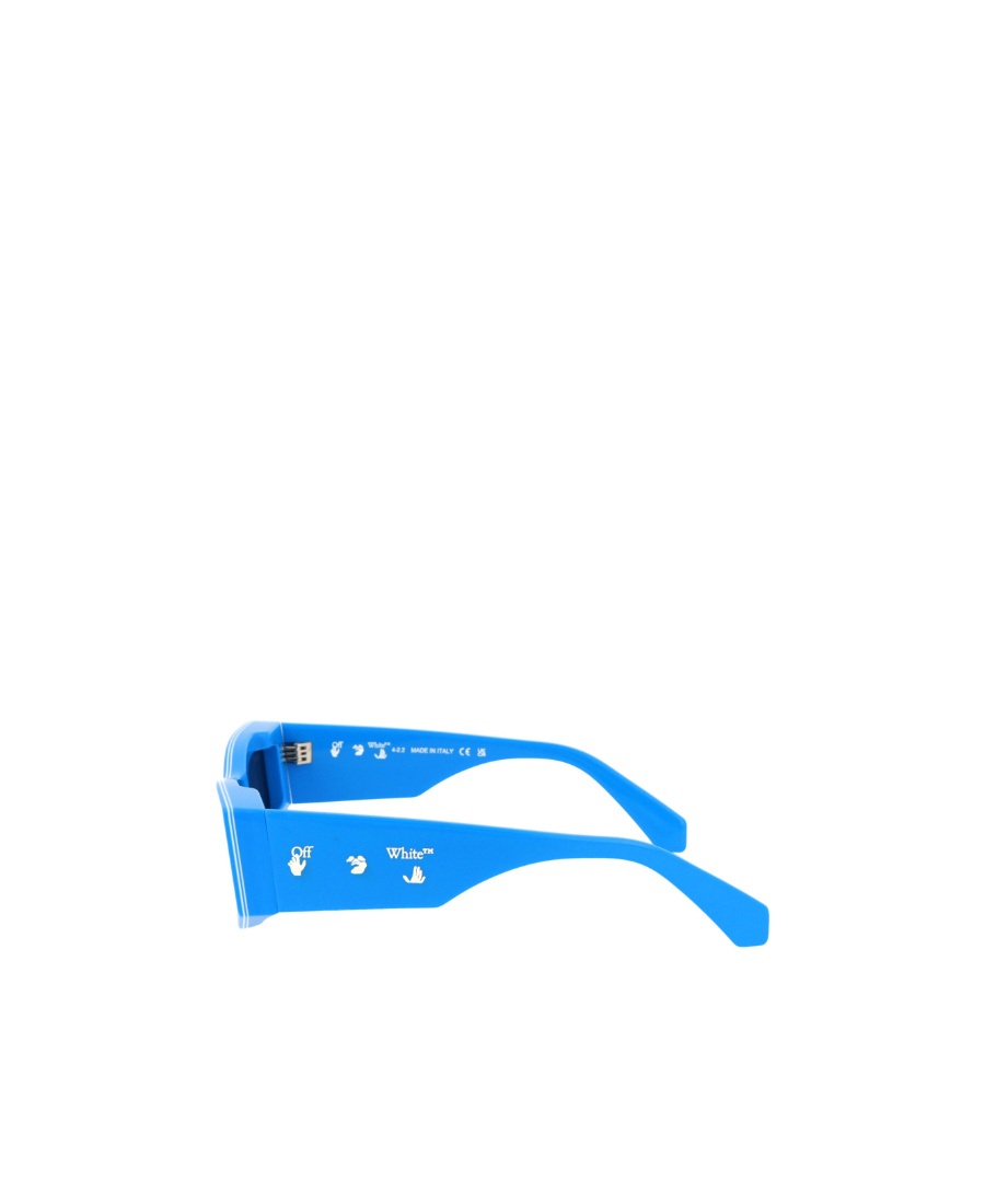 Off-white Logo Sunglasses In Blue