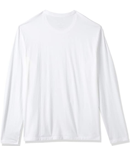 Armani Exchange Round Collar And Long-sleeved T-shirt In White