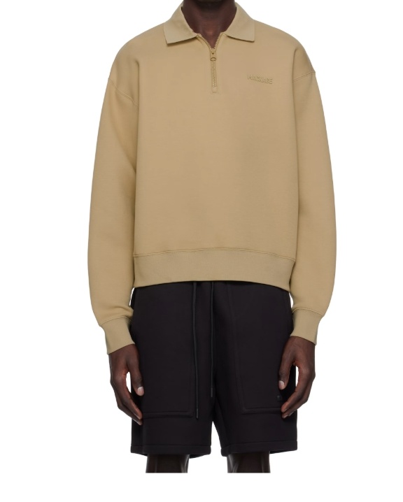 Mackage Beige Felix Polo In Nude