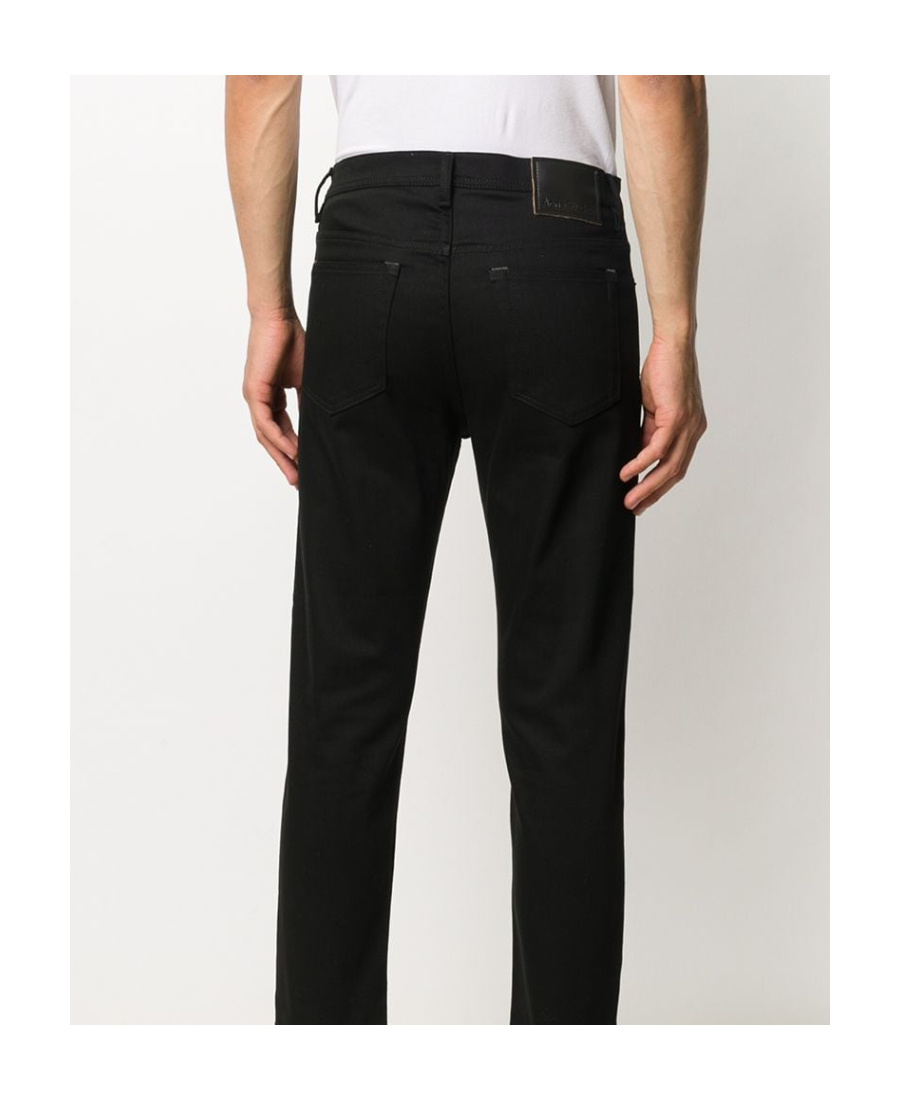 Acne Studios Cotton Denim Jeans In Black