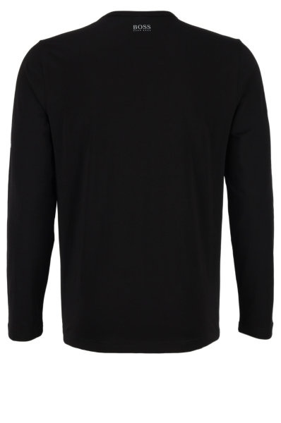 Hugo Boss Logo Printed T-shirt With Round Neck In Black