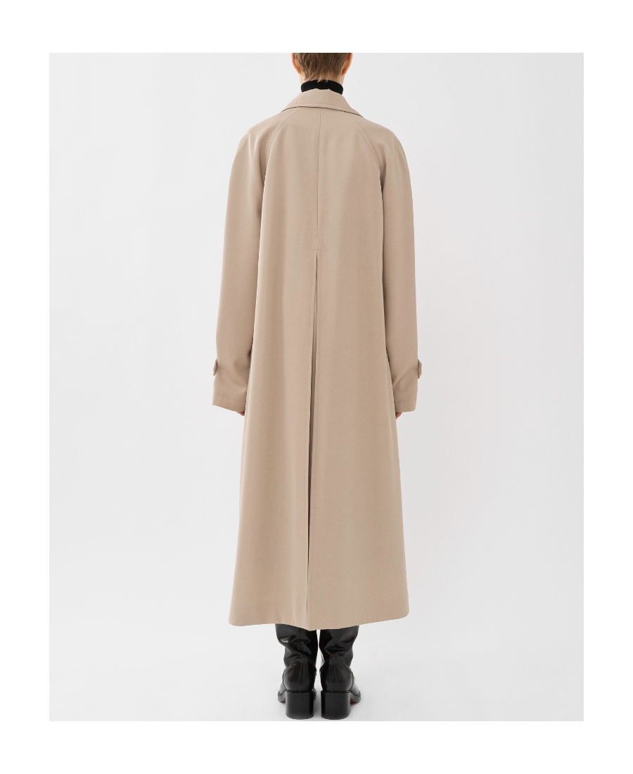 Chloé Large Profile Trench Coat In Nude