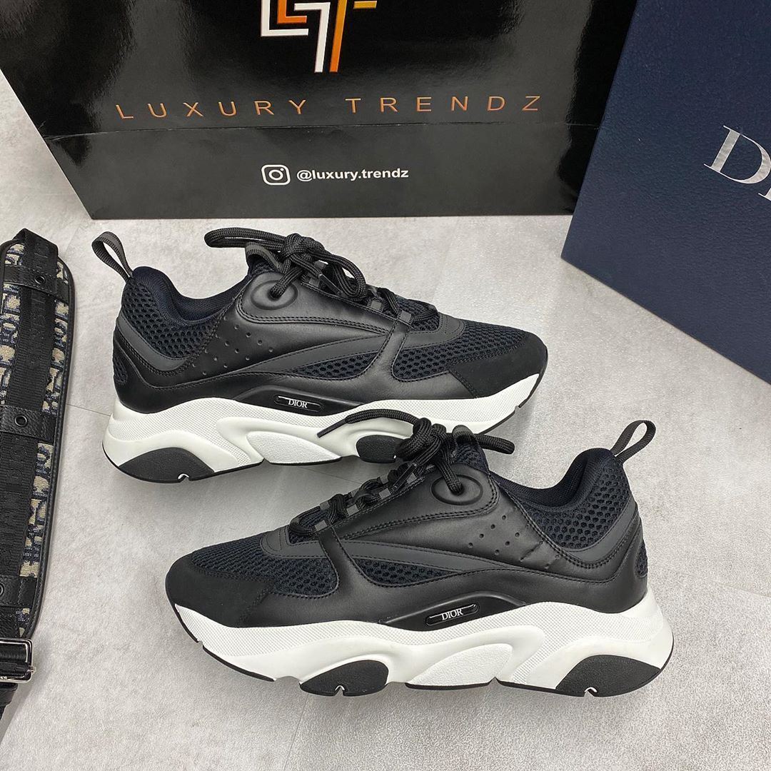 Dior Mesh Leisure Sports Shoes In Black