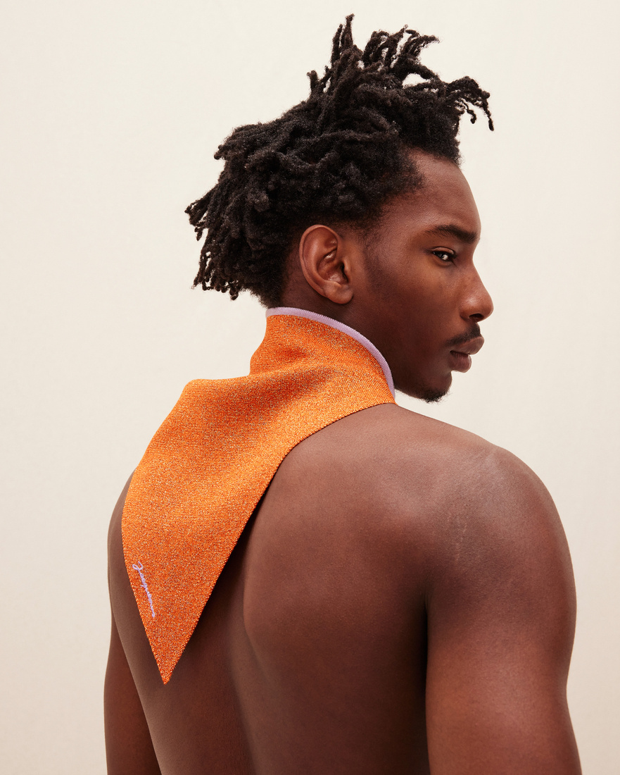 JACQUEMUS LE FOULARD BRILHO SCARF