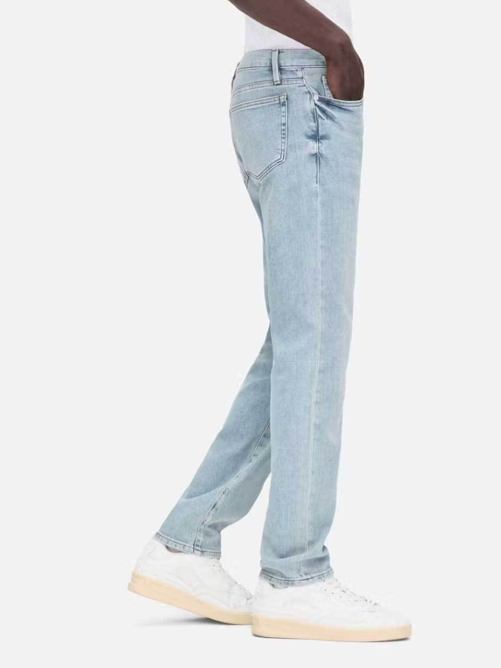 Frame Denim North Sea Straight Jean In Gray