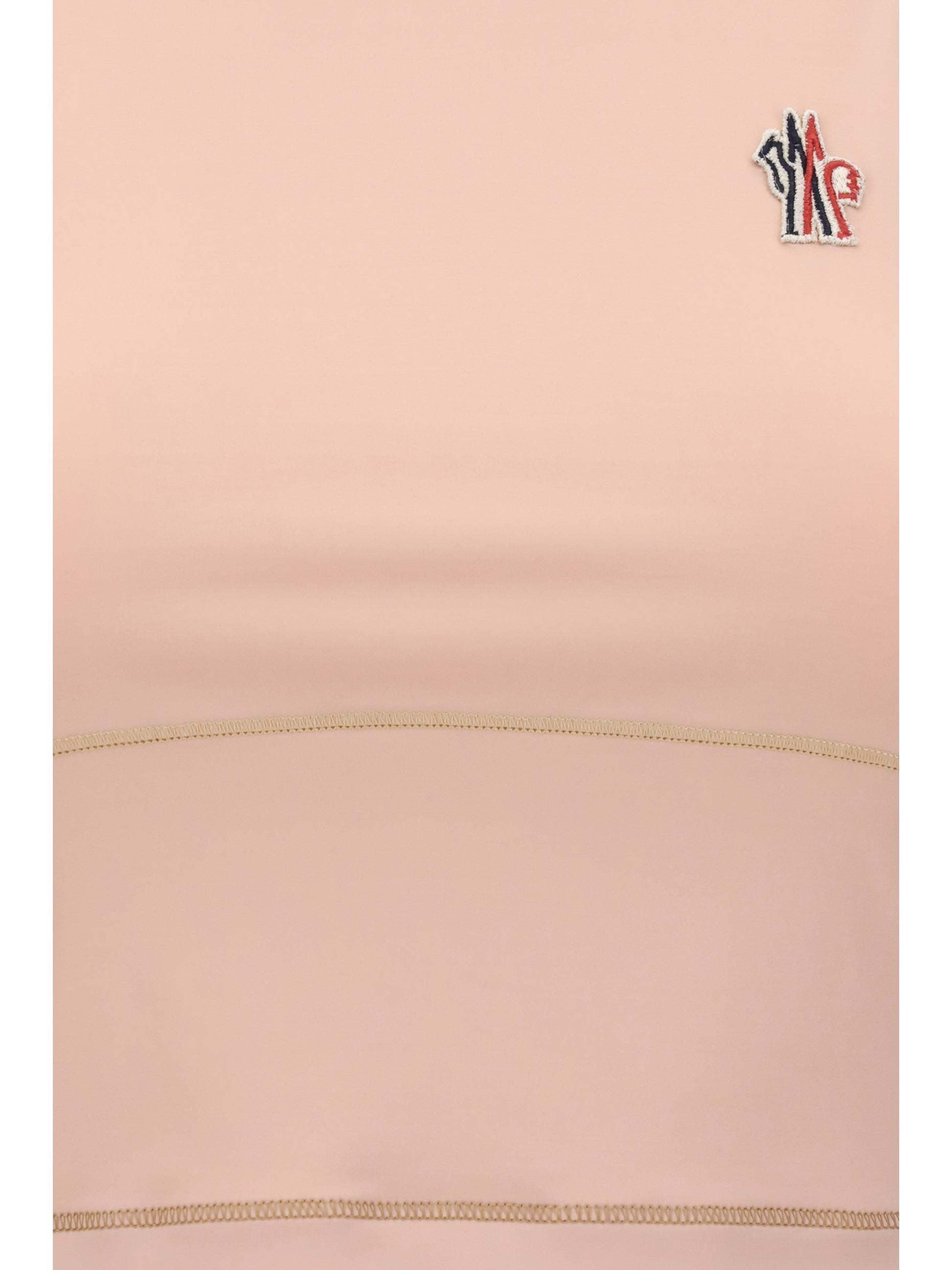 Moncler Sleeveless Round Neck Top With Contrast Stitching