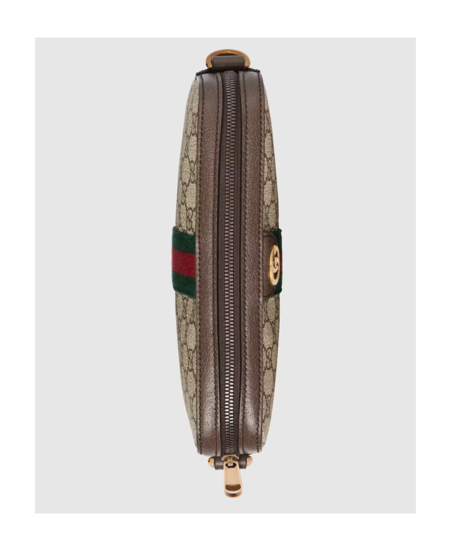 Gucci Men Ophidia Monogram Shoulder Bag In Brown