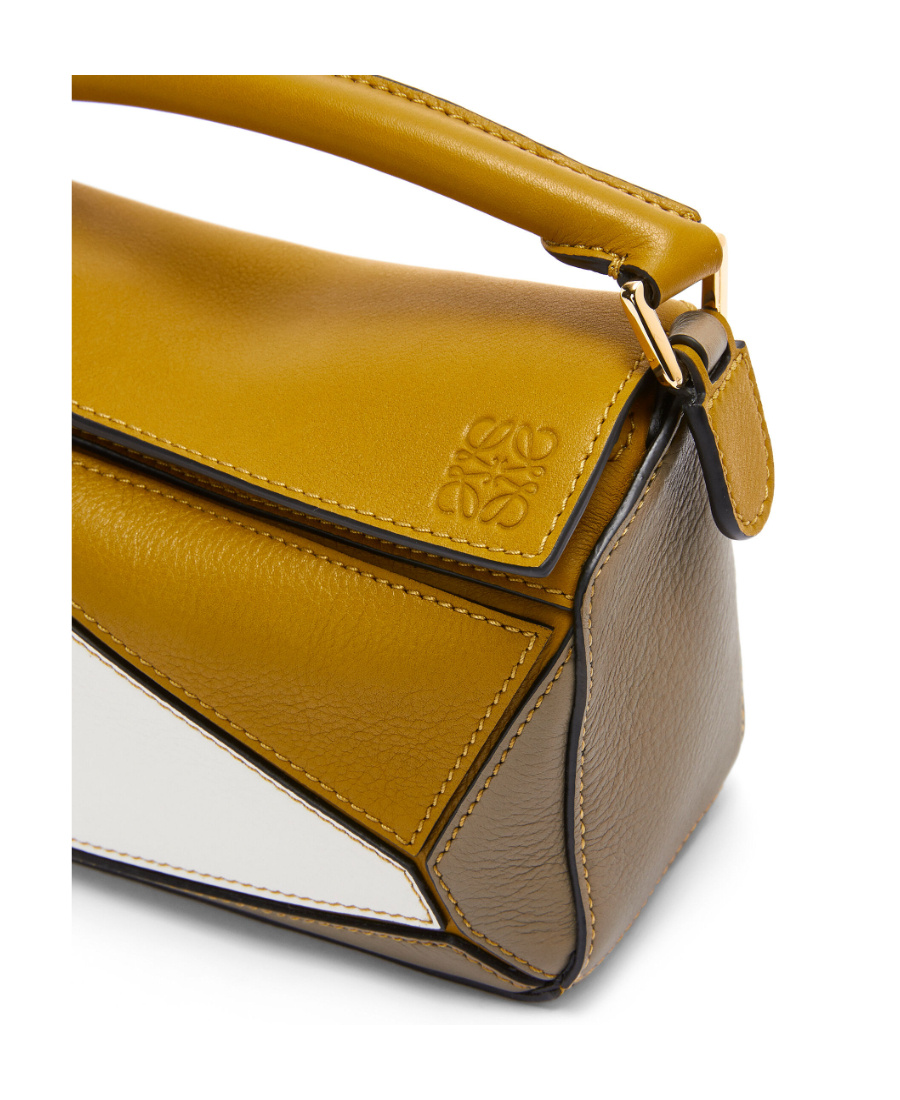Loewe Classic Puzzle Mini Shoulder Bag In Brown