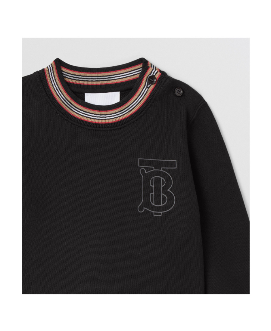 BURBERRY MONOGRAM MOTIF COTTON SWEATSHIRT