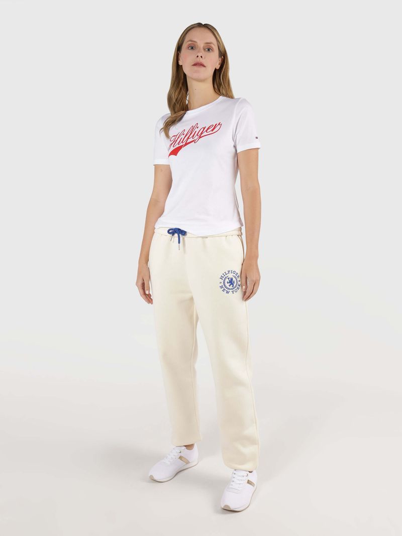 Tommy Hilfiger Loose Waist Sweatpants In White