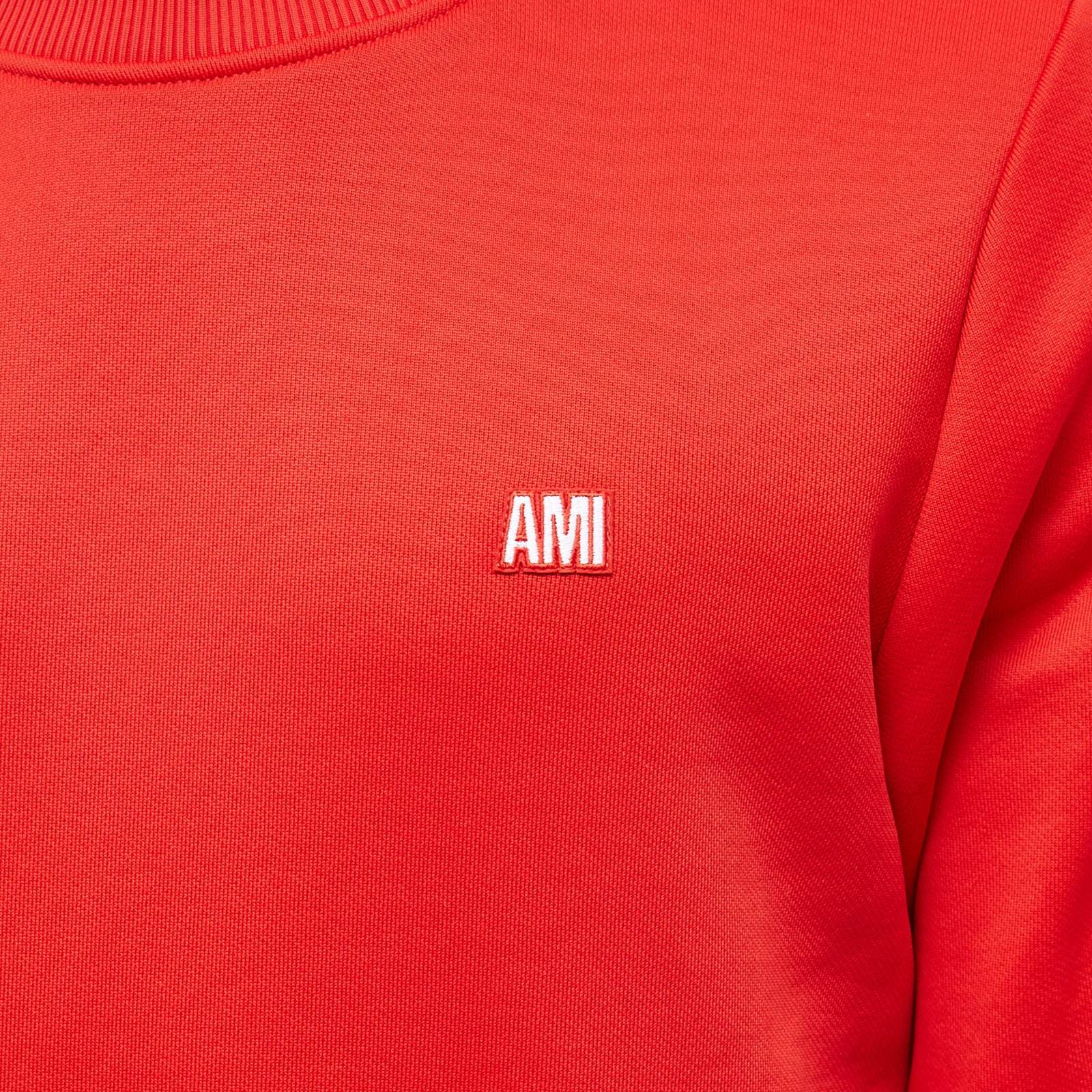 Ami Alexandre Mattiussi Ami De Coeur Sweatshirt In Red