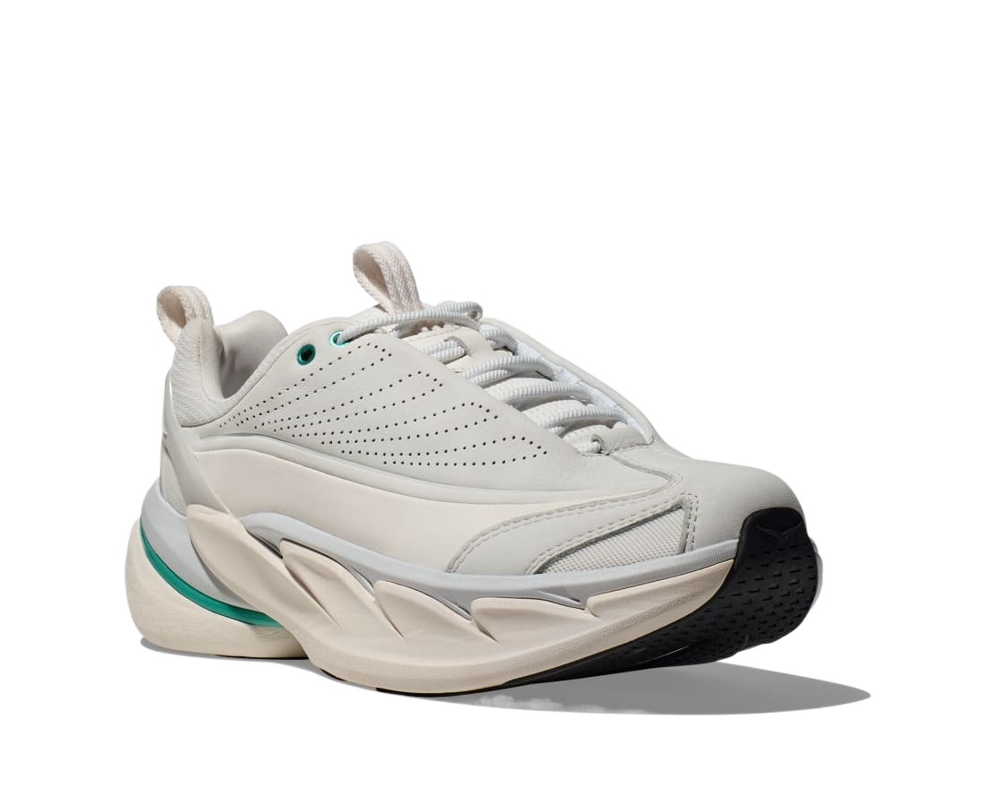 Hoka Elevon X Platform Sneaker In White