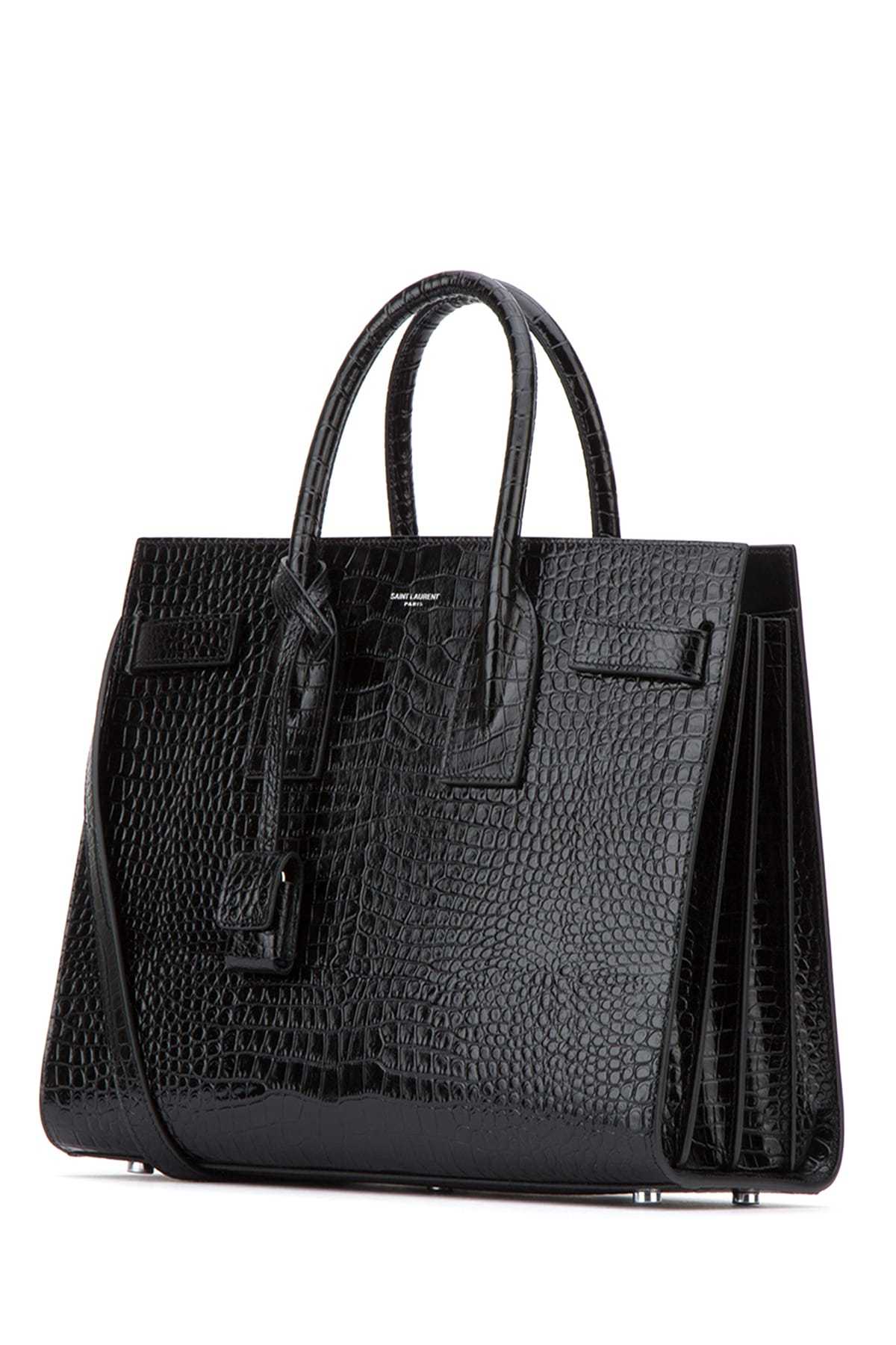 Saint Laurent Small Sac De Jour Tote In Black