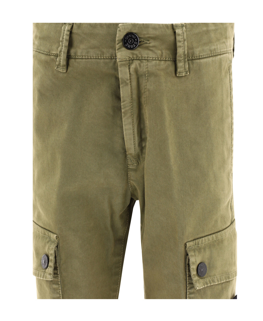 STONE ISLAND STONE ISLAND JUNIOR TAPERED LEG CARGO TROUSERS
