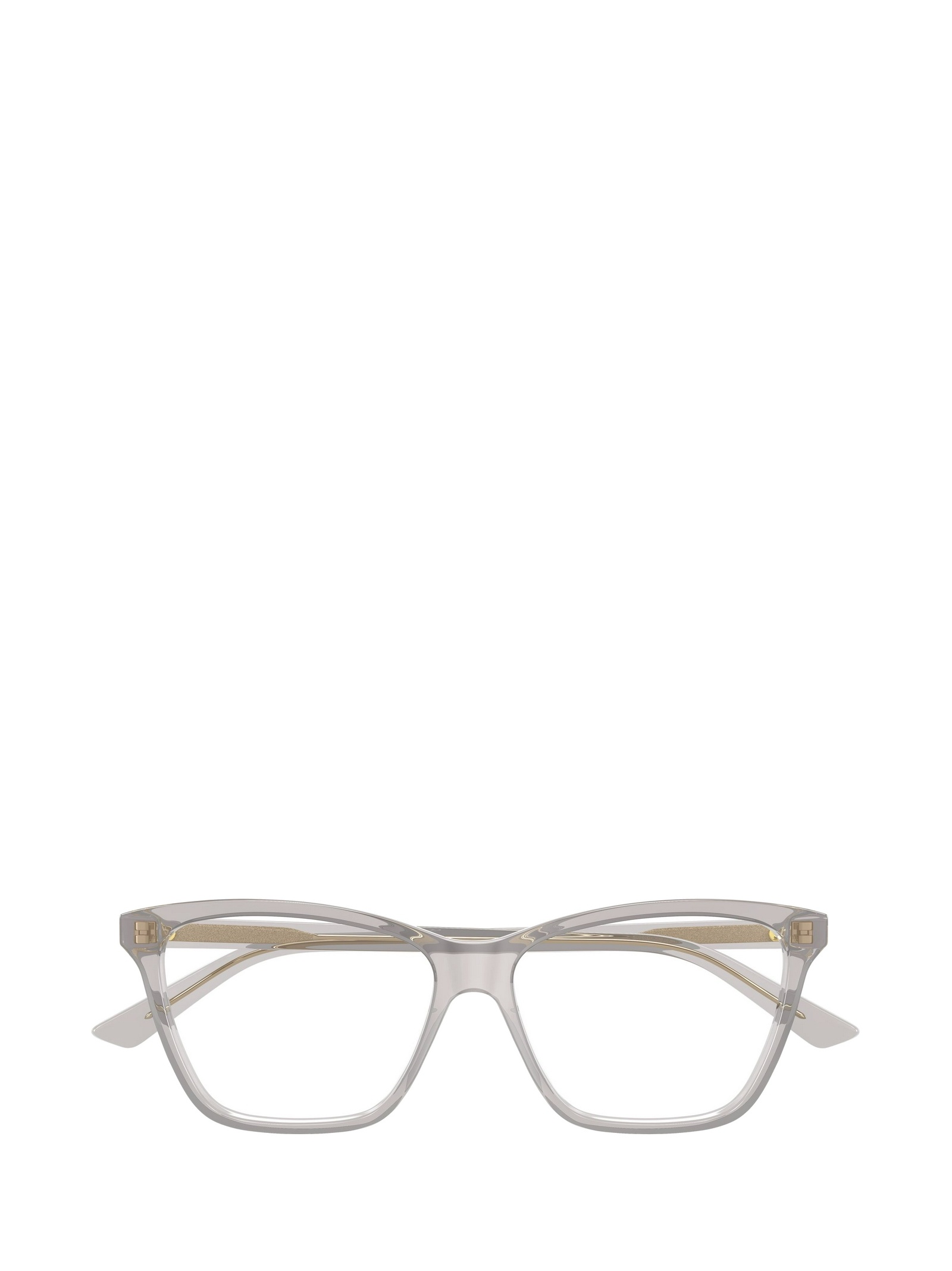 Bottega Veneta Eyewear Square Frame Glasses In Gray