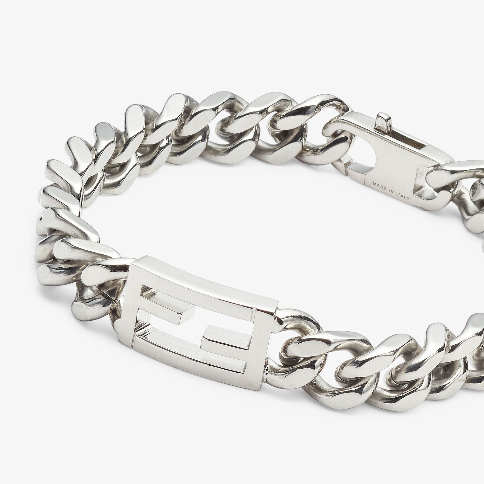 FENDI SILVER-COLOURED BRACELET