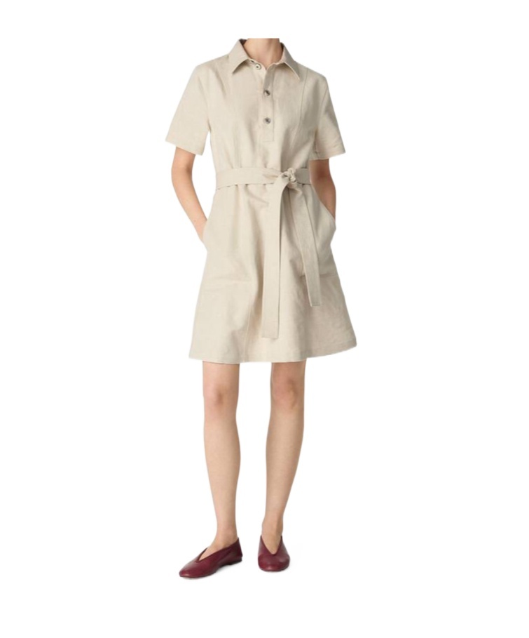 Bottega Veneta Cotton And Linen Dress