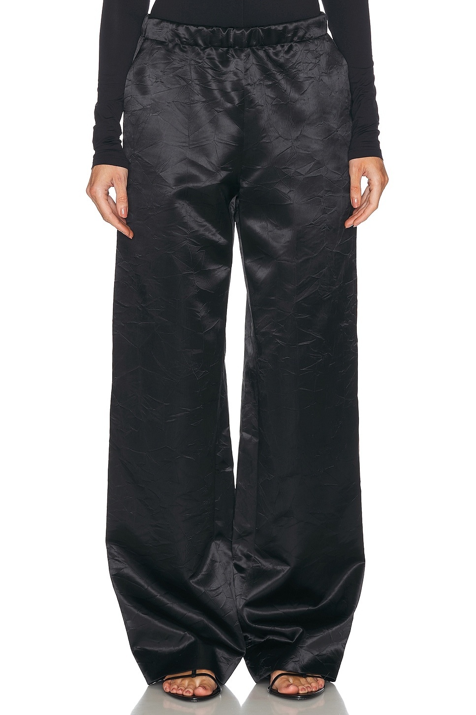 Givenchy Straight Leg Trouser In Black