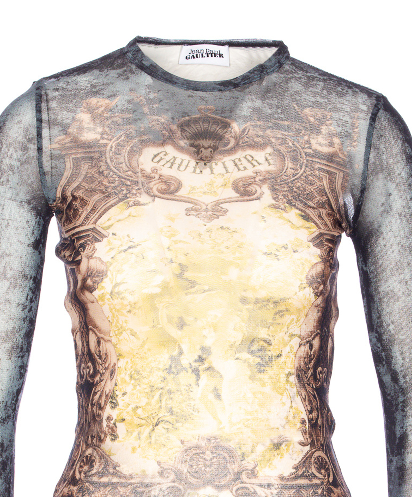 Jean Paul Gaultier Printed T-shirt In Gray