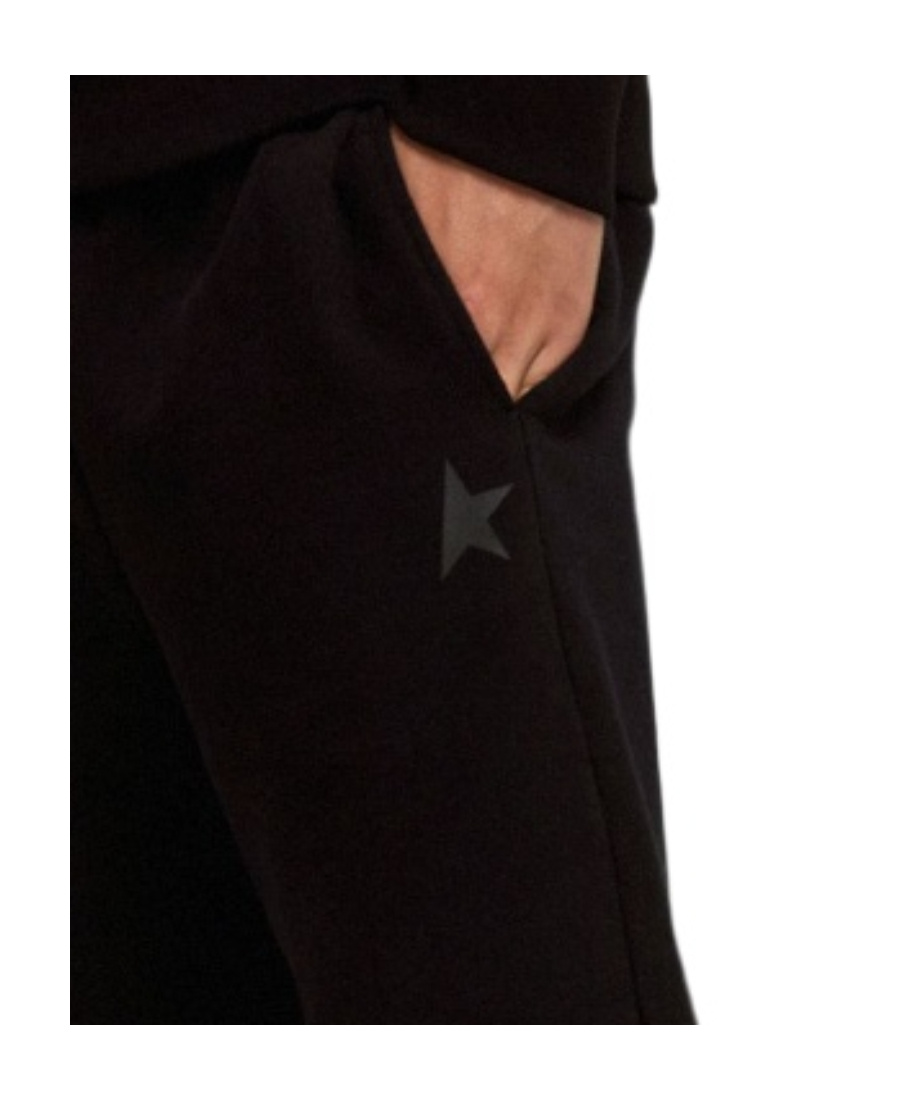 Golden Goose Logo-print Bermuda Track Shorts In Black