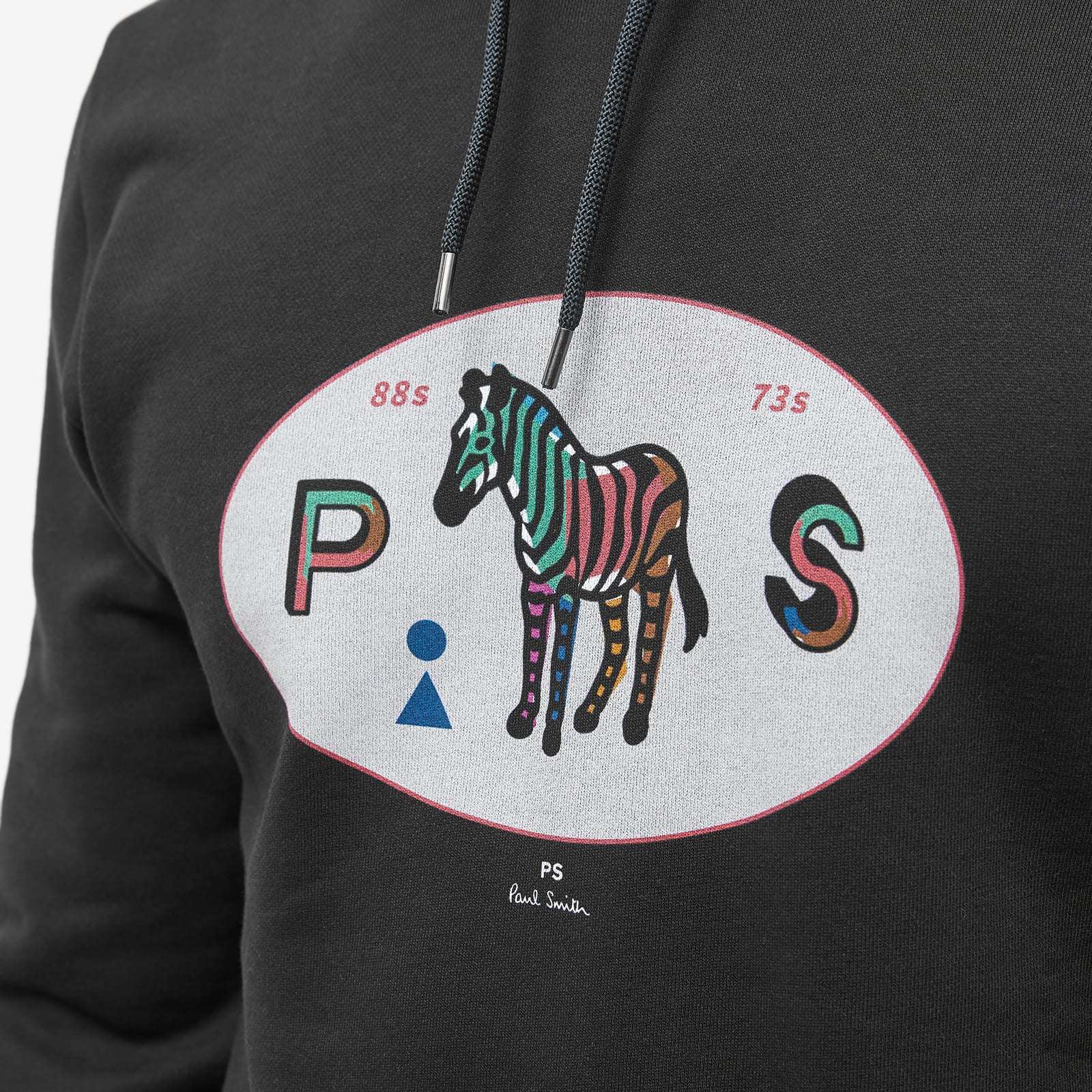 Paul Smith Graphic-print Hoodie In Black