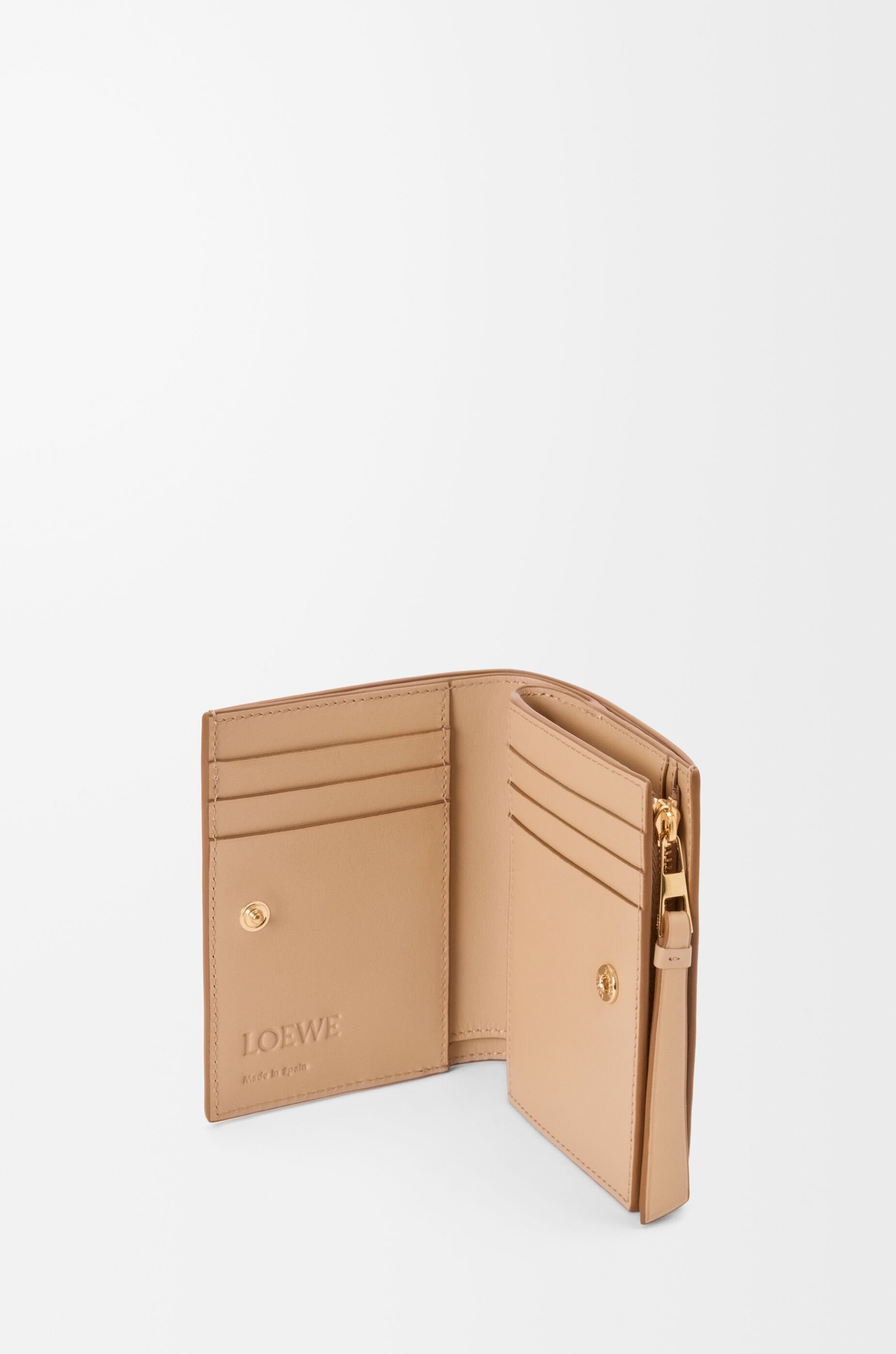 Loewe Snap Wallet In Neutral