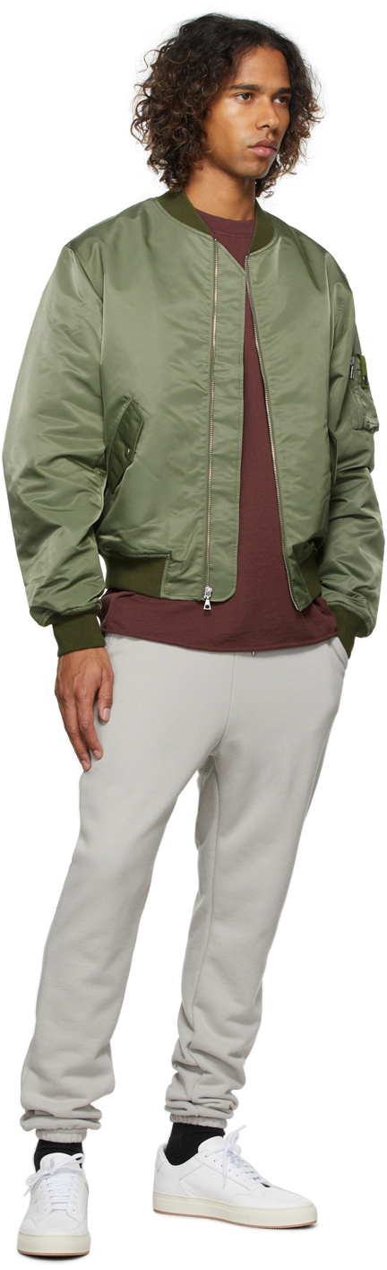 John Elliott Bogota Ii Bomber Jacket In Green