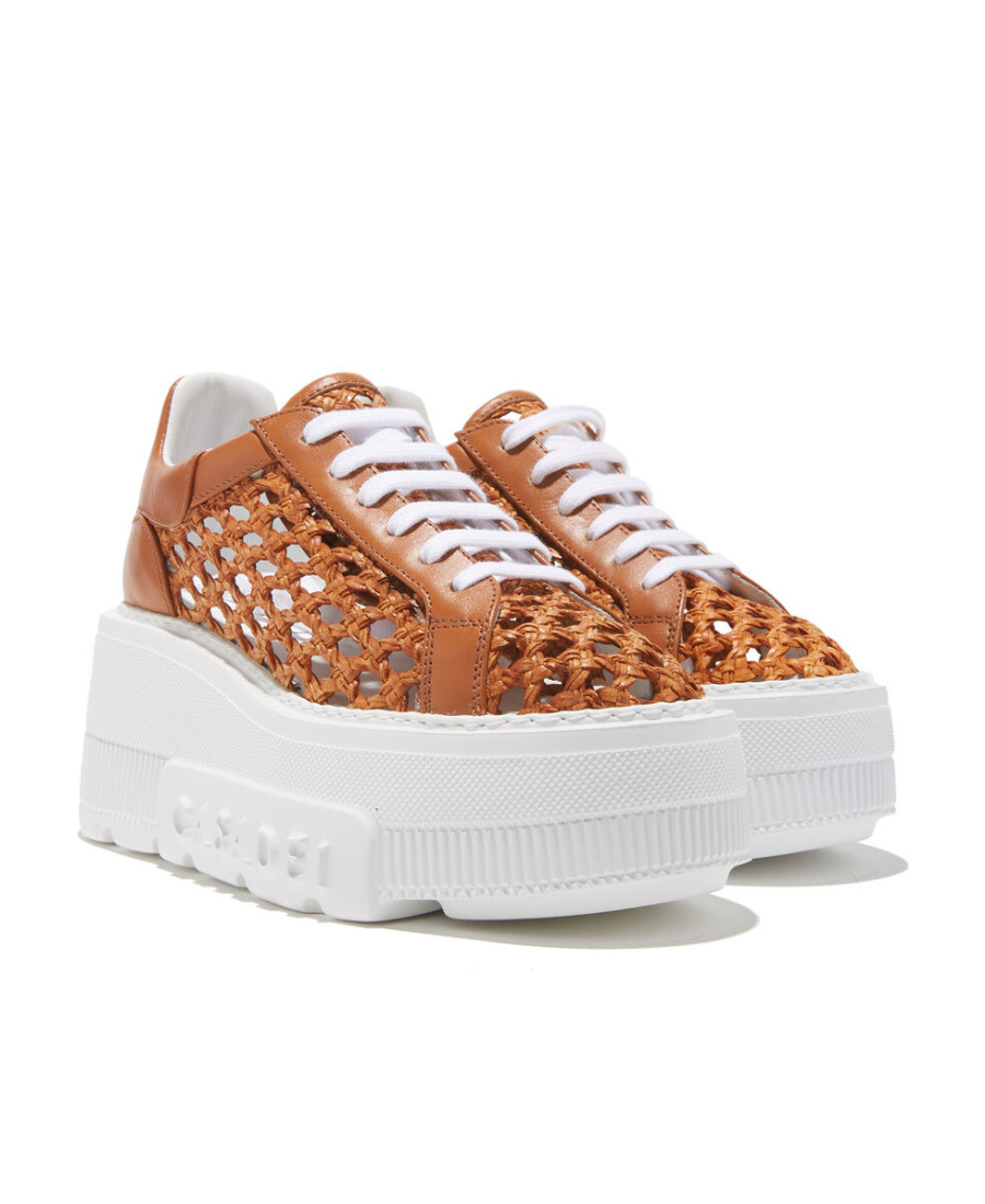 Casadei Nexus Versilia Platform Sneakers In White