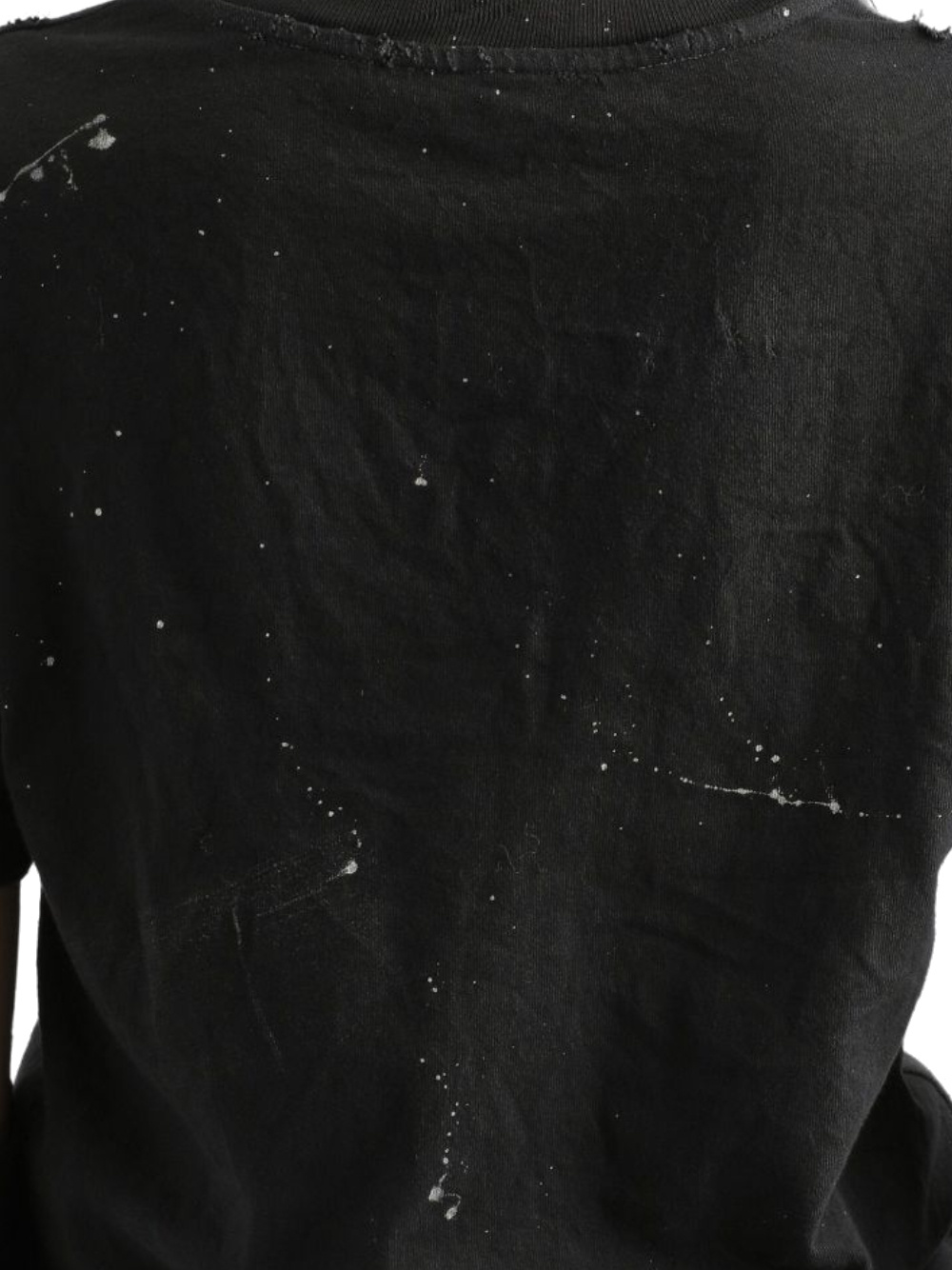 Dolce & Gabbana Graphic Print Cotton T-shirt With Ribbed Neck In Black