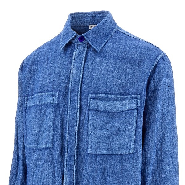 BURBERRY BURBERRY LONG SLEEVED DENIM SHIRT