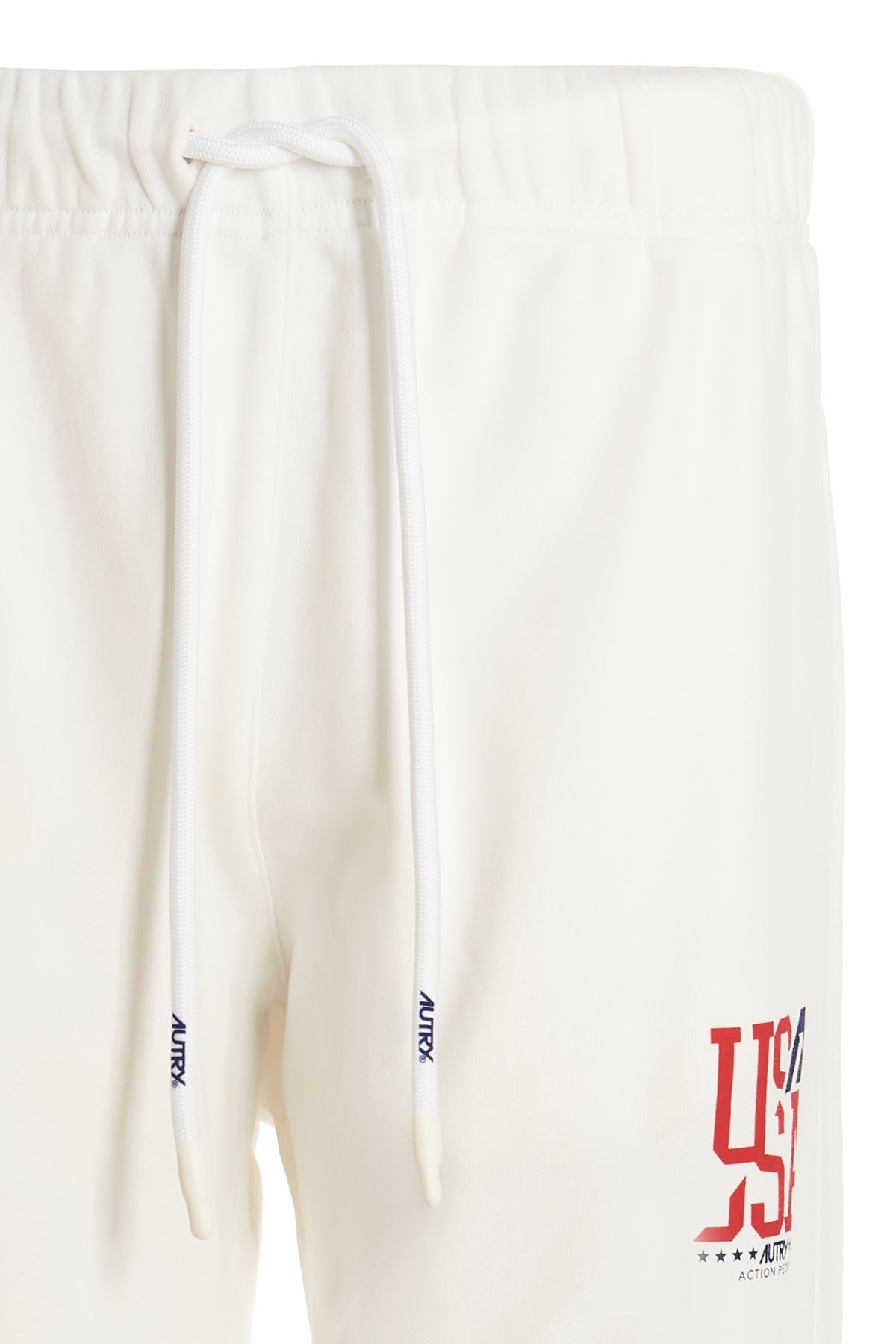Shop Autry Logo-print Cotton Jogging In White