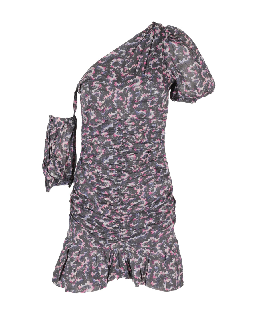 ISABEL MARANT ÉTOILE LECIA ASYMMETRIC MINI DRESS