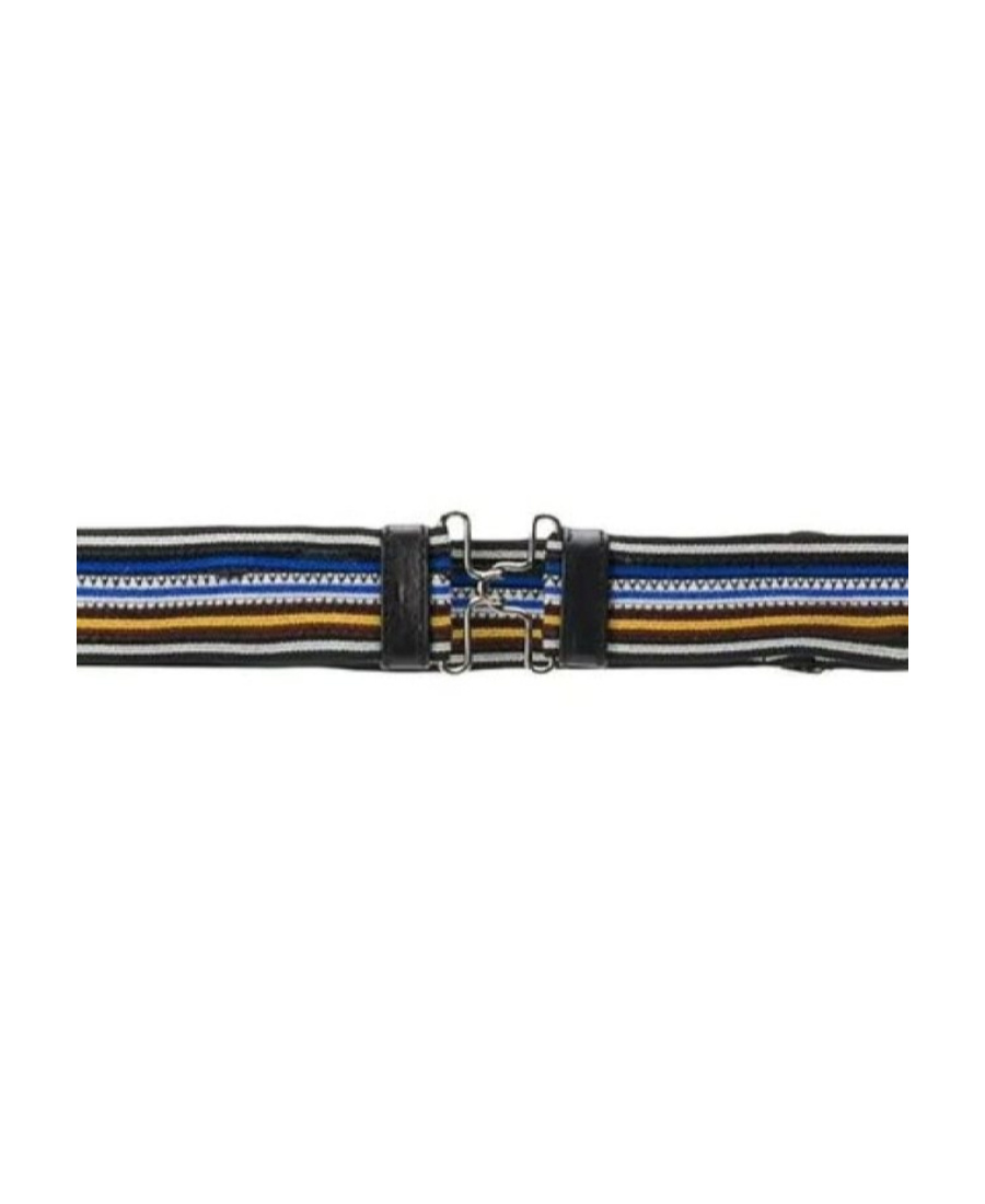 Prada Striped Buckle Belt In Multi