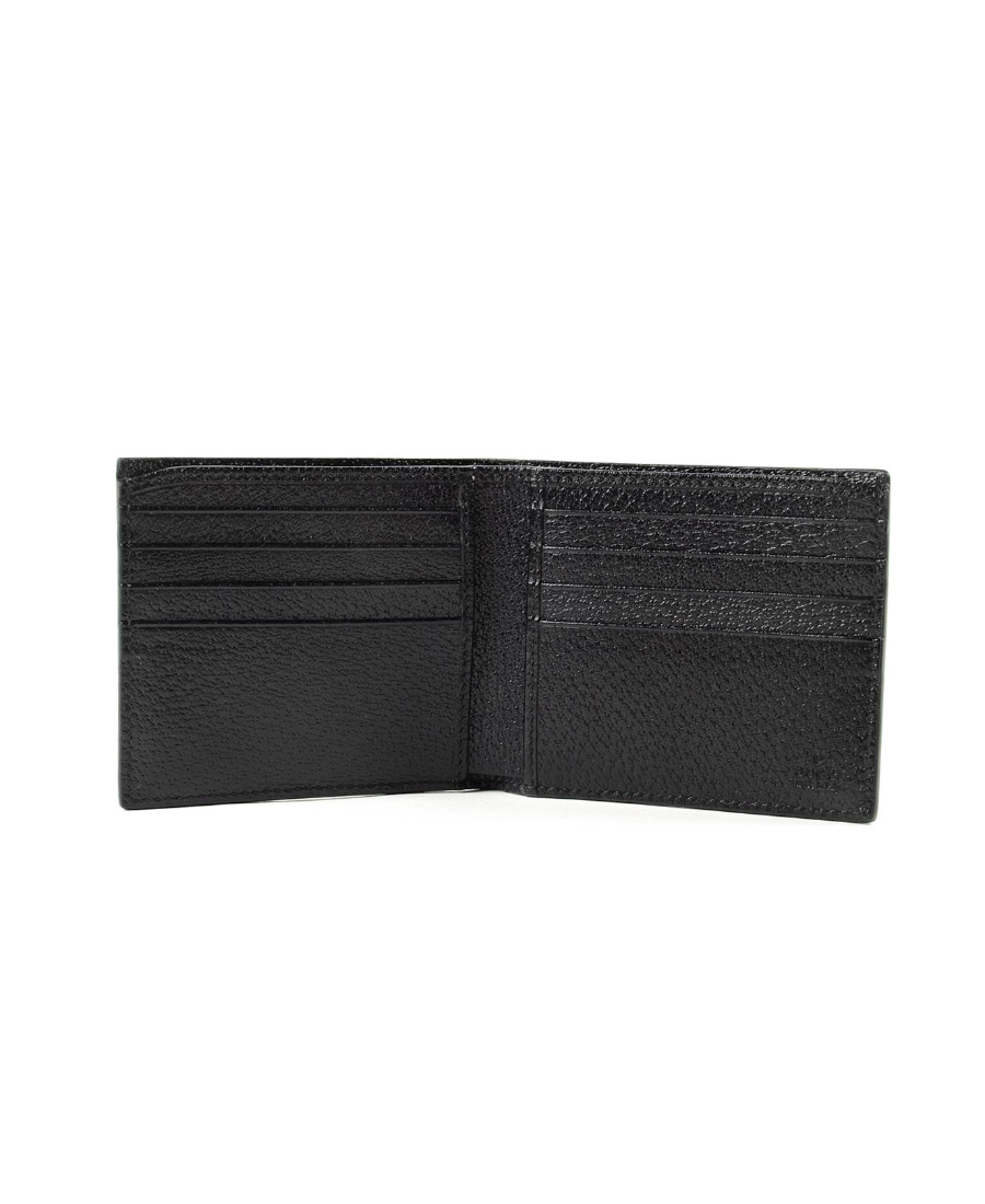 Shop Gucci Gg Marmont Bi-fold Card Case Wallet In Black