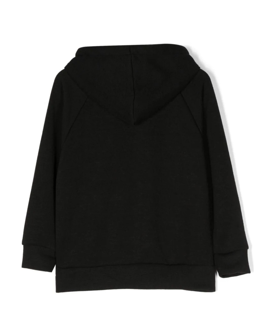 Paolo Pecora Logo-patch Zip-up Hoodie In Black